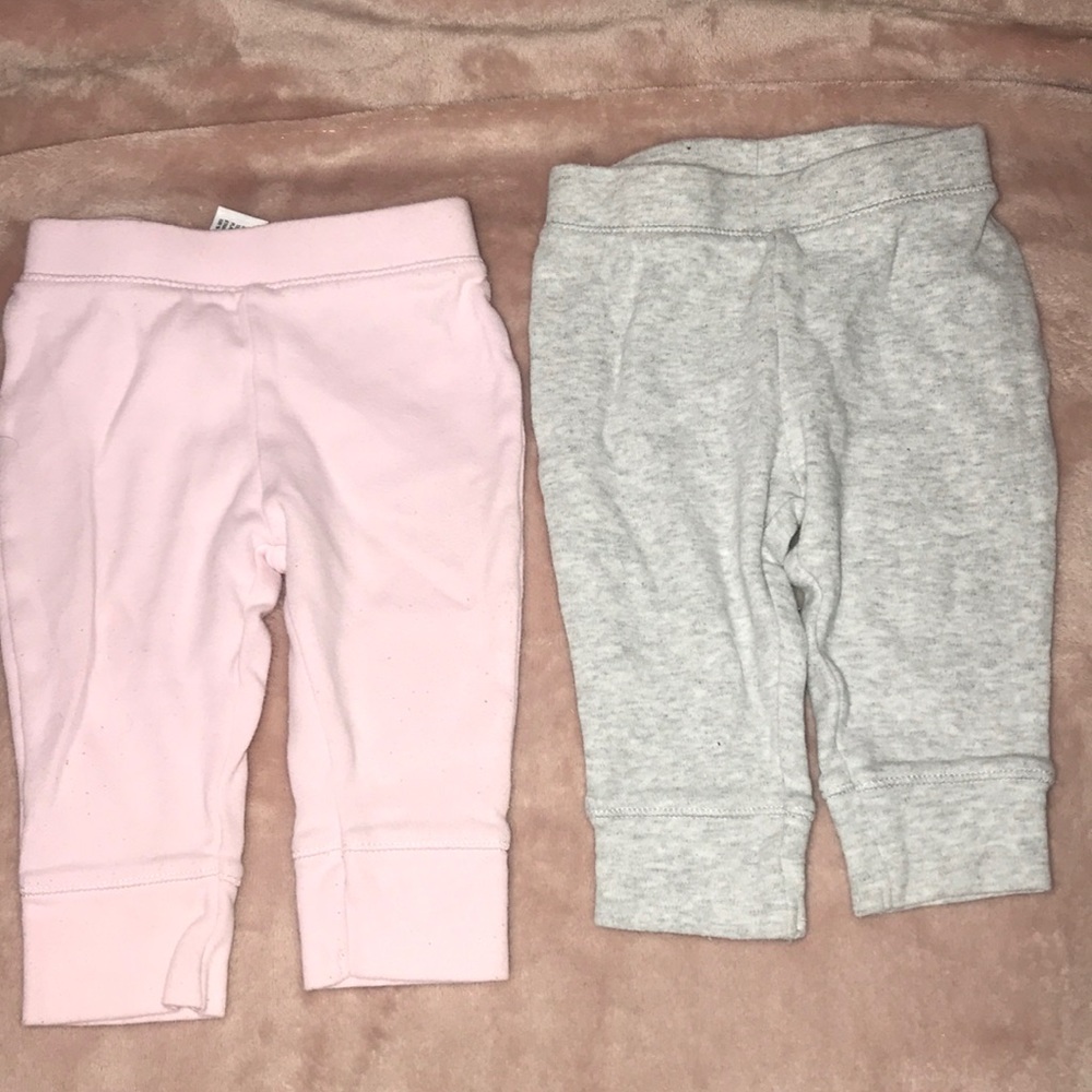 Two pants for a baby girl